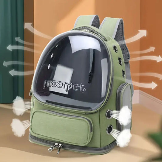 Mochila Para Gatos Transpirable