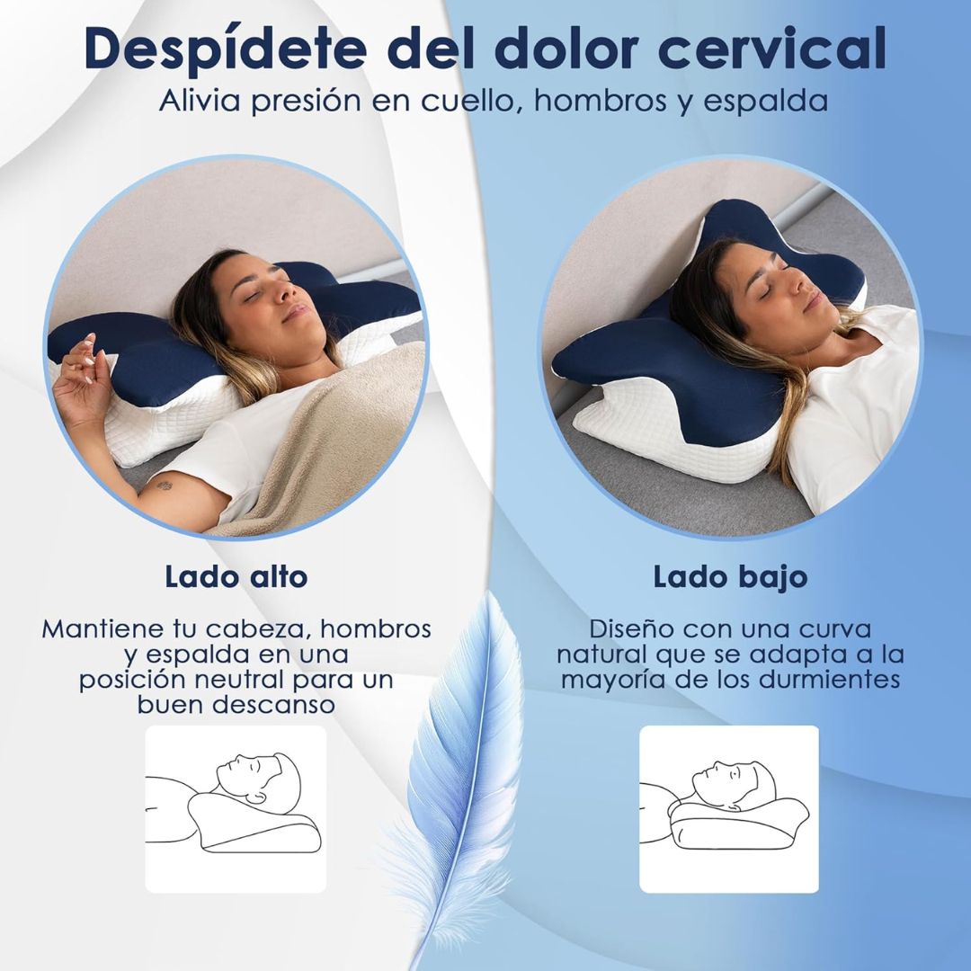 Almohada Cervical de espuma viscoelástica